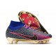 Scarpe Calcio Zoom Mercurial Superfly 9 Elite FG Rosa Blu