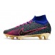 Scarpe Calcio Zoom Mercurial Superfly 9 Elite FG Rosa Blu