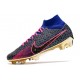 Scarpe Calcio Zoom Mercurial Superfly 9 Elite FG Rosa Blu