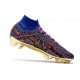 Scarpe Calcio Zoom Mercurial Superfly 9 Elite FG Rosa Blu