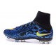 Nike Mercurial Superfly FG Nuove Scarpe Calcetto Blu Giallo