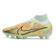 Nike Zoom Mercurial Superfly 9 Elite AG Verde Orzo Blu Nerastro Arancione Total