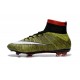 Nike Mercurial Superfly FG Nuove Scarpe Calcetto Giallo Bianco