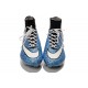 Nike Mercurial Superfly FG Nuove Scarpe Calcetto Safari Blu Bianco