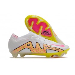 Nike Zoom Mercurial Vapor XV Elite FG Bianco Giallo Rosa