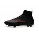 Nike Mercurial Superfly FG Nuove Scarpe Calcetto Nero Rosso