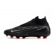 Scarpa Nike Phantom GX Elite DF FG Nero Summit Bianco Grigio Fumo Scuro