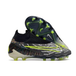 Scarpa Nike Phantom GX Elite DF FG Nero Volt Bianco Blu Glow