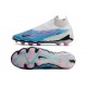 Scarpa Nike Phantom GX Elite DF FG Blu Baltico Rosa Blast Bianco Laser Blu