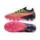 Nike Gripknit Phantom GX Elite FG Rosa Nero Giallo