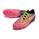 Nike Gripknit Phantom GX Elite FG Rosa Nero Giallo