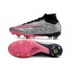 Nike Air Zoom Mercurial Superfly IX Elite SG Argento Metallico Rosa Hyper Nero