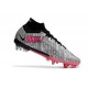 Nike Air Zoom Mercurial Superfly IX Elite SG Argento Metallico Rosa Hyper Nero