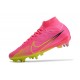 Nike Air Zoom Mercurial Superfly IX Elite SG Rosa Blast Volt Gridiron