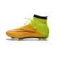 Nike Mercurial Superfly FG Nuove Scarpe Calcetto Pelle Giallo Volt