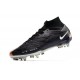 Nike Air Zoom Mercurial Superfly IX Elite SG Nero Rame Metallico