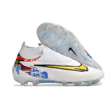 Nike Phantom GX Elite DF FG Link Bianco Oro