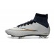 Scarpa Calcio Cristiano Ronaldo Nike Mercurial Superfly CR7 FG Metallico Nero