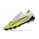 Scarpe Nuovo Nike Phantom GX Elite FG Verde Grigio