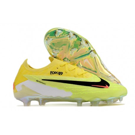 Scarpe Nuovo Nike Phantom GX Elite FG Giallo Verde Nero