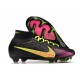 Nike Zoom Mercurial Superfly IX Elite FG Nero Rosa Giallo