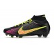 Nike Zoom Mercurial Superfly IX Elite FG Nero Rosa Giallo