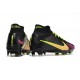 Nike Zoom Mercurial Superfly IX Elite FG Nero Rosa Giallo