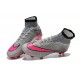 Scarpa Calcio Cristiano Ronaldo Nike Mercurial Superfly 4 FG Grigio Rosa