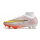 Nike Zoom Mercurial Superfly IX Elite FG Bianco Rosso Oro