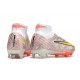 Nike Zoom Mercurial Superfly IX Elite FG Bianco Rosso Oro