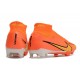 Nuovo Nike Zoom Mercurial Superfly 9 Elite FG Arancio Oro