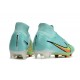 Nuovo Nike Zoom Mercurial Superfly 9 Elite FG Blu Giallo