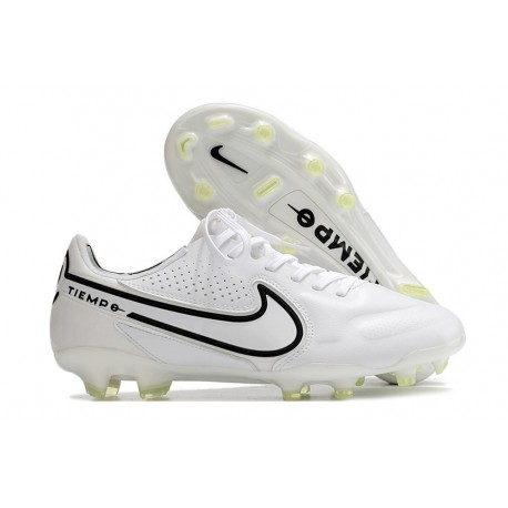 Scarpa da Calcio Nike Tiempo Legend 9 Elite FG Bianco Nero