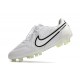 Scarpa da Calcio Nike Tiempo Legend 9 Elite FG Bianco Nero