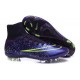 Scarpa Calcio Cristiano Ronaldo Nike Power Clash Mercurial Superfly 4 FG Viola Nero