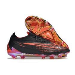 Scarpe Nuovo Nike Phantom GX Elite FG Nero Cremisi