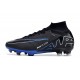 Nike Zoom Mercurial Superfly 9 Elite AG Nero Cromo Hyper Royal