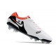 Nike Tiempo Legend 10 Elite FG Bianco Nero Cremisi Vivace