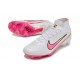 Nuovo Nike Zoom Mercurial Superfly 9 Elite FG Bianco Rosa