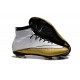 Scarpa Calcio Cristiano Ronaldo Nike Mercurial Superfly FG 501 Bianco Oro