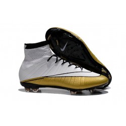 Scarpa Calcio Cristiano Ronaldo Nike Mercurial Superfly FG 501 Bianco Oro