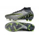 Nuovo Nike Zoom Mercurial Superfly 9 Elite FG Grigio Nero Verde