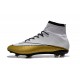 Scarpa Calcio Cristiano Ronaldo Nike Mercurial Superfly FG 501 Bianco Oro