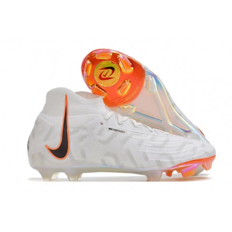 Nike Phantom Luna NU Elite FG Bianco Nero Arancione Total