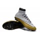 Scarpa Calcio Cristiano Ronaldo Nike Mercurial Superfly FG 501 Bianco Oro