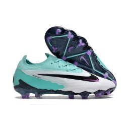 Scarpe Nuovo Nike Phantom GX Elite FG Turchese Hyper Nero Fucsia Dream Bianco