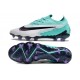 Scarpe Nike Phantom GX Elite FG Turchese Hyper Nero Fucsia Dream Bianco