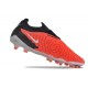 Scarpe Nuovo Nike Phantom GX Elite FG Cremisi Vivace Nero Bianco