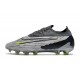 Scarpe Nuovo Nike Phantom GX Elite FG Grigio Nero