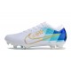 Nike Air Zoom Mercurial Vapor 15 Elite FG Bianco Blu Oro